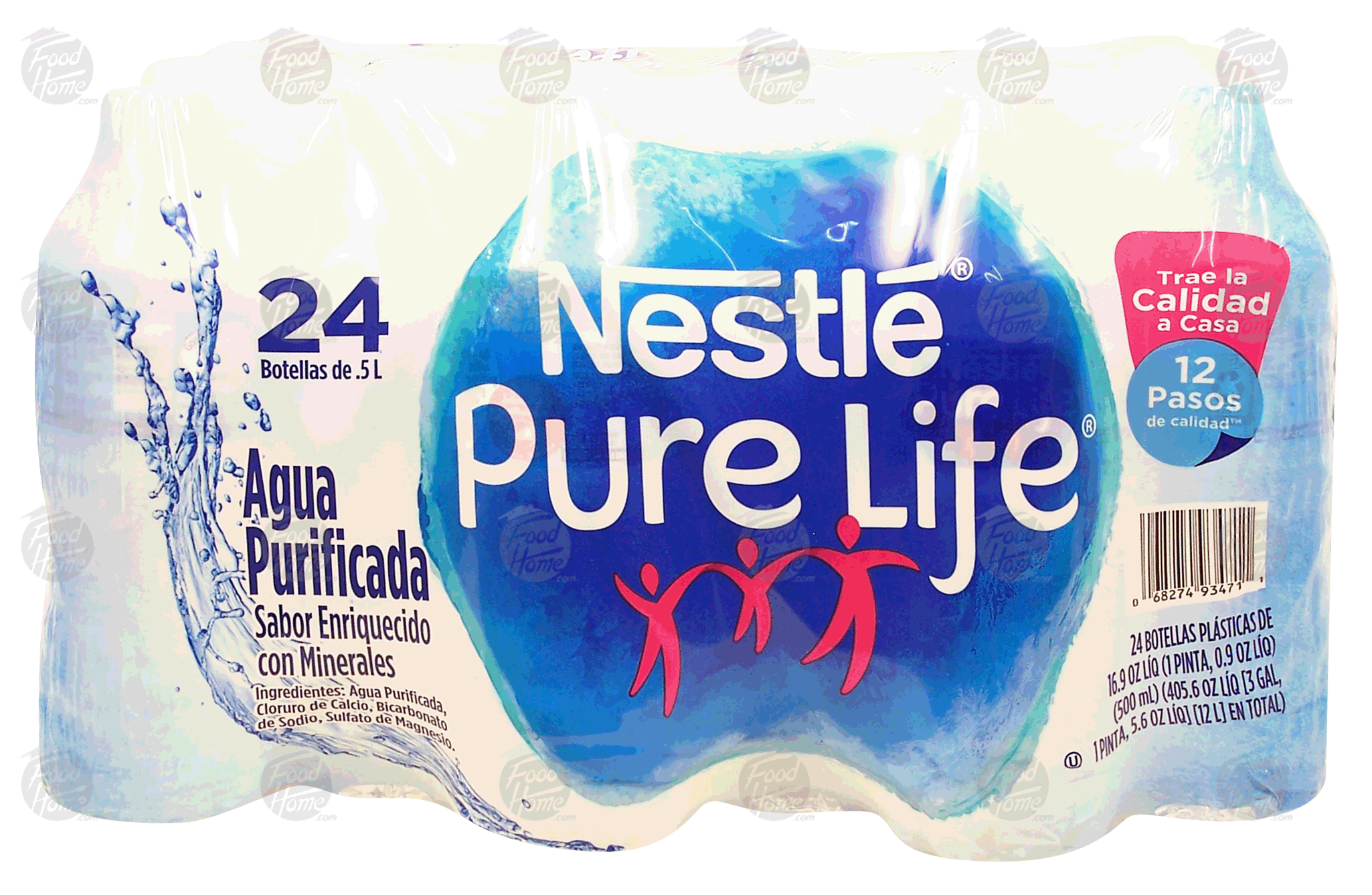 Nestle Pure Life purified water, 1/2-liter plastic bottles Full-Size Picture